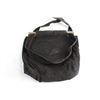 Image 3 : Hand Made Corduroy Hand Bag Black w/ Layered Pattern
