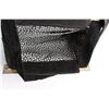 Image 7 : Hand Made Corduroy Hand Bag Black w/ Layered Pattern