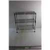 Image 1 : Metal Chrome 3-Tier Shelf 17''W x 8''Deep x 18''H