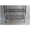 Image 3 : Metal Chrome 3-Tier Shelf 17''W x 8''Deep x 18''H