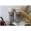 Image 3 : (2) Cans of Belt Dressing - Artic Air Cooler - Ice Maker Supply Lines - 5" Sanding Disks - Nail Pull