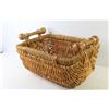 Image 5 : Wicker Basket w/Handles - Framed Family Saying (14" x 14")