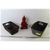 Image 1 : (2) Small Baskets - Ceramic Buddha
