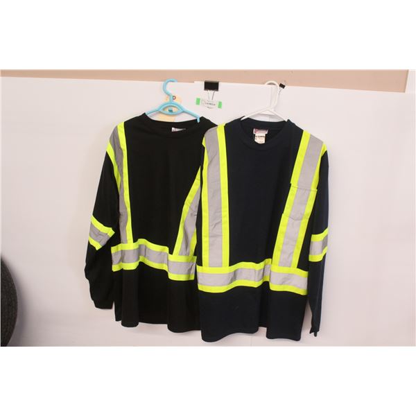 (2) Ground Force - Safety Sweat Shirts (Size 3XL)