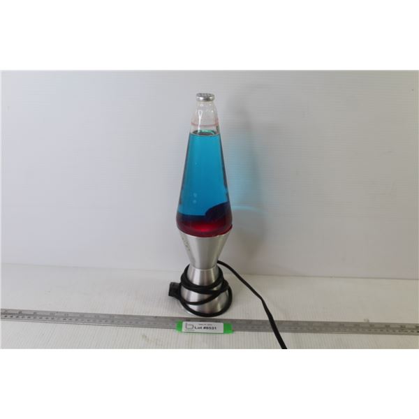 Lava Lamp (lights up - dented - missing top cap)