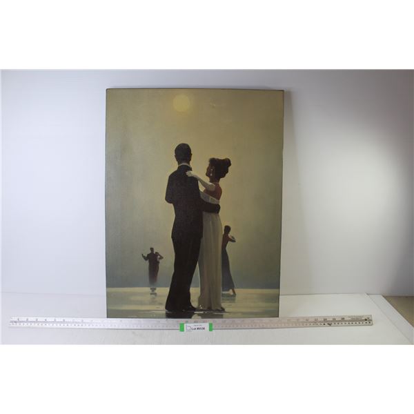 Print on Canvas (has Pressed in dents - 18 1/2" x 25")