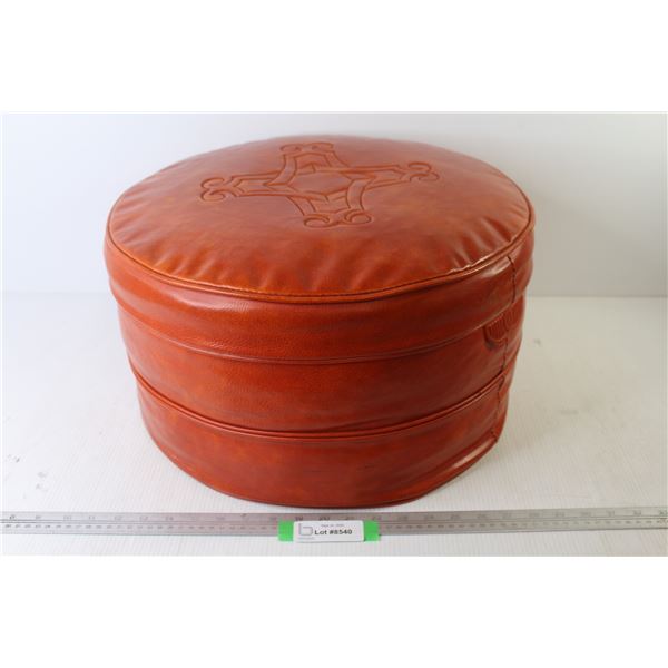 Vinyl Covered Foot Stool (9 1/2"h x 18"w)