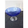 Image 5 : (4) Glass Cups, Glass Raised Candy Dish