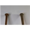 Image 3 : (2) Wooden Baseball/Softball Bats