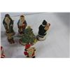 Image 5 : Assorted Ceramic Christmas Holiday Decorations, Tree Angel, Brass Bell