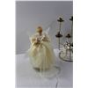 Image 2 : Brass Candelabra, Angel Christmas Tree Topper 