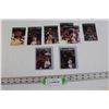 Image 1 : (8) RAW 1992 Sky Box NBA Basketball Trading Cards - Scotty pippen & Micheal Jordan