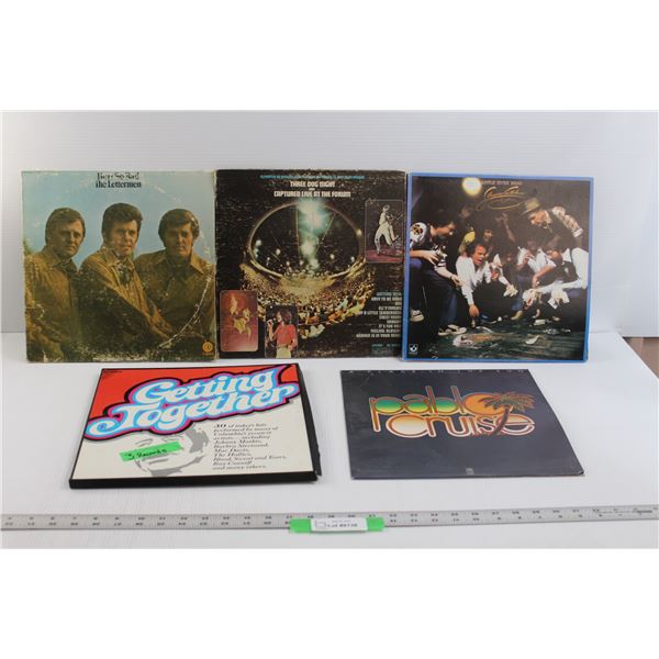 (7) Vinyl Records - "The Lettermen", "Three Dog Night", "Little River Band", "Pablo Cruise" & "Getti