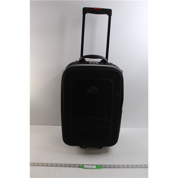 MCLLIN Wheeled Suit Case - Zipper Pulls Are Missing