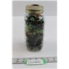 Image 1 : Jar of Various Marbles