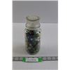Image 1 : Jar of Various Marbles