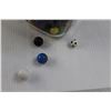 Image 2 : Jar of Various Marbles (Some Are Plastic)