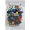 Image 3 : Jar of Various Marbles (Some Are Plastic)