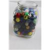 Image 6 : Jar of Various Marbles (Some Are Plastic)