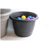 Image 2 : *(2) Plastic Planters and (70) Plastic Balls