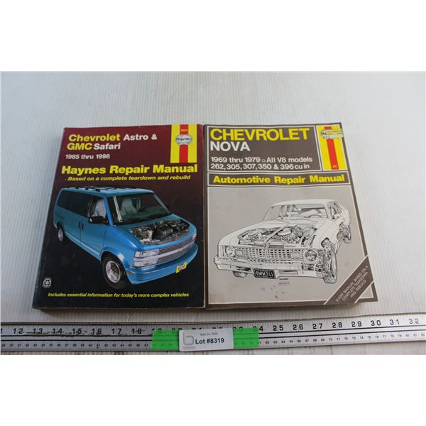 (2) Haynes Automotive Repair Manuals - Chevrolet & GMC