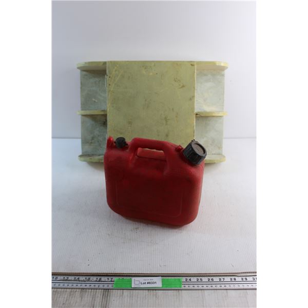 Wooden Medicine Cabinet and Wesco 4.7L Jerry Can