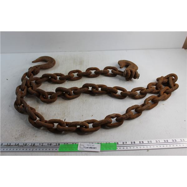 Tow Chain with Hooks 70''