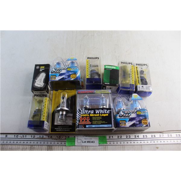 (10) Halogen Automotive Light Bulbs