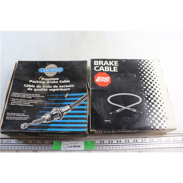 (2) Automotive Brake Cables