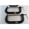 Image 2 : (2) Power Fist 10'' C Clamps and 6" C Clamp