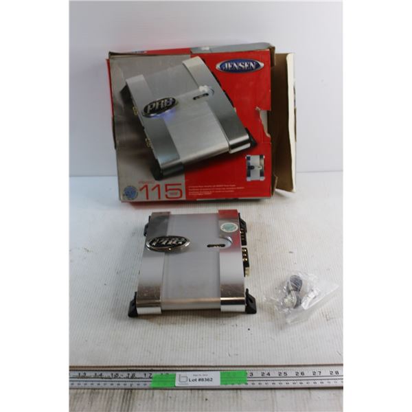 Jensen 115 Watts RMS 2/1 Channel Power Amplifier with MOSFET Power Supply - Untested