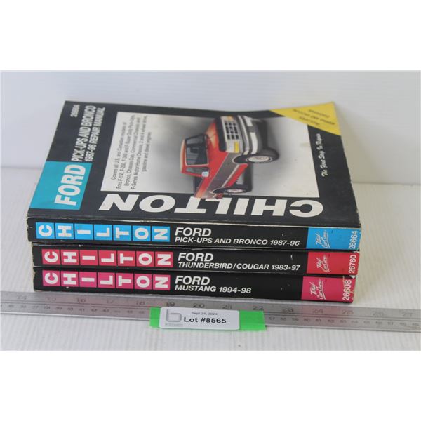 (3) Chilton - Ford Repair Manuals
