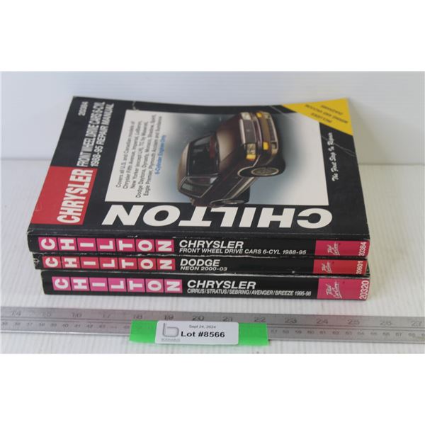 (3) Chilton - Chrysler - Dodge Repair Manuals