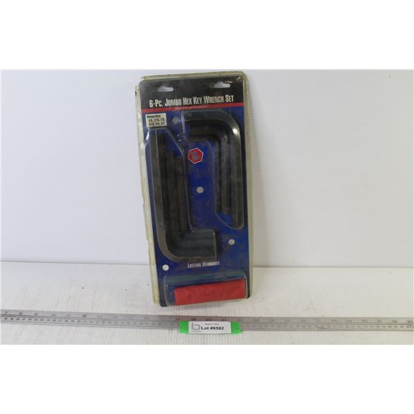 6-Piece Jumbo Hex Key Wrench Set