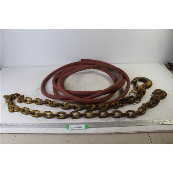 80" Chain w/Hooks - Length of 3/4" Hose