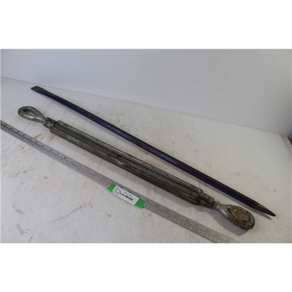 3/4" Turnbuckle - Straight 35" Pry Bar