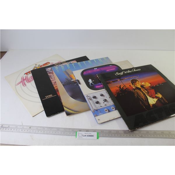 (5) Vinyl Records - Sniff 'n' the Tears - Street Heart - Super Tramp - Split Enz - Trooper