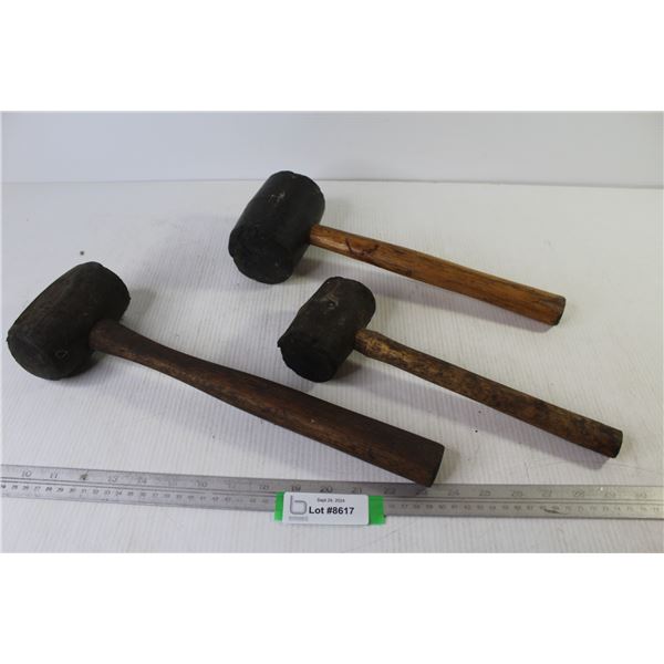 (3) Rubber Mallets