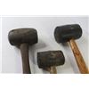 Image 2 : (3) Rubber Mallets