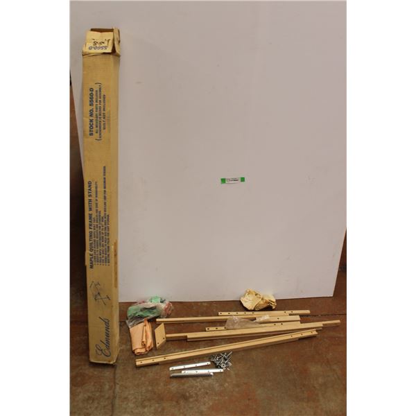 Maple Quilting Frame With Stand - As Is