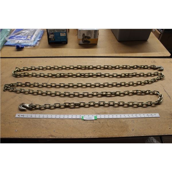*Approximately 20' Cadnium Plated 5/16" Chain w/Hooks (Milk Crate Included)