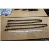 Image 1 : *(2) Rusty Steel Chains Approximately 7' Long w/Hooks