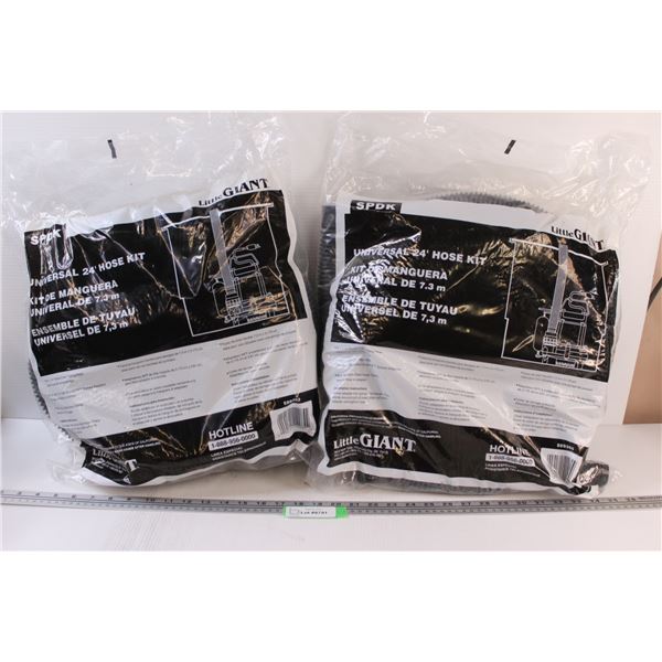 (2) Universal 24Ft Hose Kit - Appears New