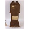 Image 6 : Westclox Wall Mount - Electric Grandmother Clock - 19" Long x 8" - Some Wear, as is