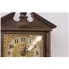 Image 2 : Lux Electric Wall mount Grandmother Clock - 20" x 7" - Some Wear, as is