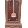 Image 4 : Lux Electric Wall mount Grandmother Clock - 20" x 7" - Some Wear, as is