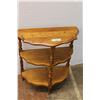 Image 1 : * Three Tier Wood Accent End Table - 10" x 21" x 24"
