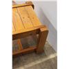 Image 5 : * Home Built Wood Stool - 19" x 19" x 18" - Some Wear