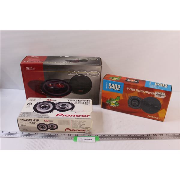 Pioneer Speakers, Baja 4" Speakers, Audio Research Speakers - Appears New, as is