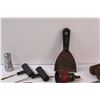 Image 3 : Shop Lot: (3) Pipe Cutters, Putty Knife, Punches, Body Work Dolly, Misc.